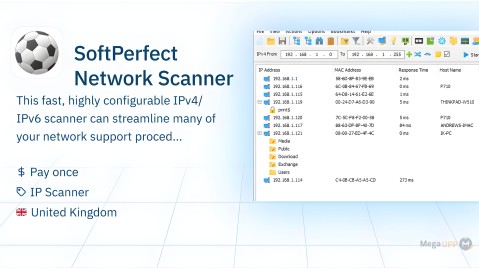 SoftPerfect Network Scanner