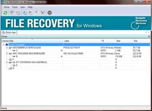 seagate file recovery software