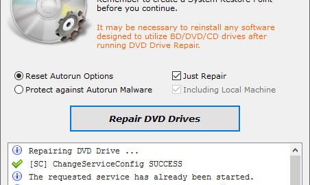 DVD Drive Repair