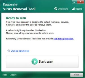 kaspersky virus removal tool windows