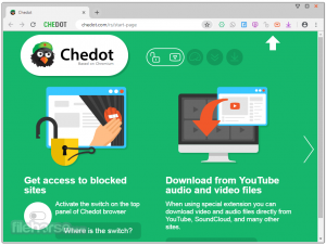 chedot browser للويندوز