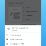 adobe scan للاندرويد