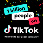 تيك توك يصل 1 مليار مُستخدم نشط شهريا
