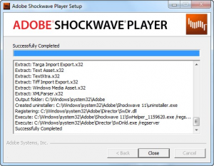 adobe shockwave player ويندوز