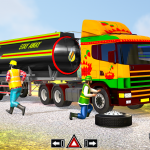 صور Oil Tanker Truck Driving