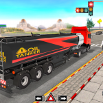 صور Oil Tanker Truck Driving