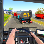 صور Oil Tanker Truck Driving