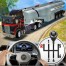 oil tanker truck driving