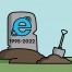 مايكروسوفت توقف متصفحها internet explorer عن العمل