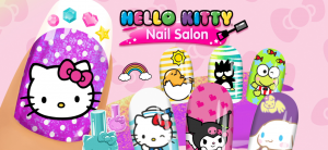 hello kitty nail salon للايفون