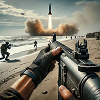 Beach World War