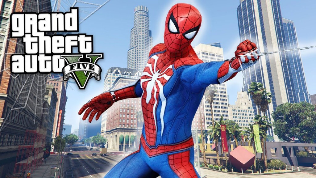 gta 5 spiderman mod