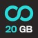 برنامج التخزين السحابي ديجو Degoo: 20 GB – Online Cloud Storage