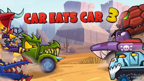 Car Eats Car 3 Hill Climb Race