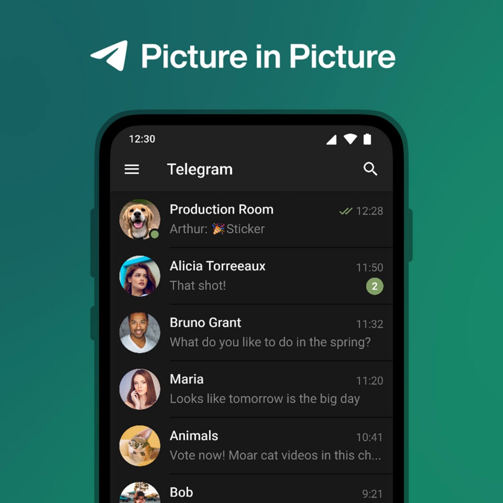 اول تحديث تليجرام 2023