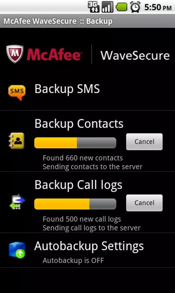 mcafee wavesecure mcafee for mobile