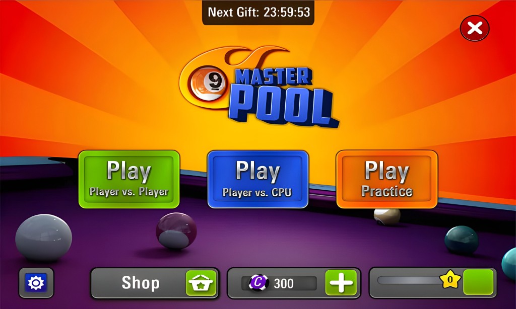 لعبة 3d pool master pro 8-ball