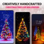 christmas tree live wallpaper للاندرويد