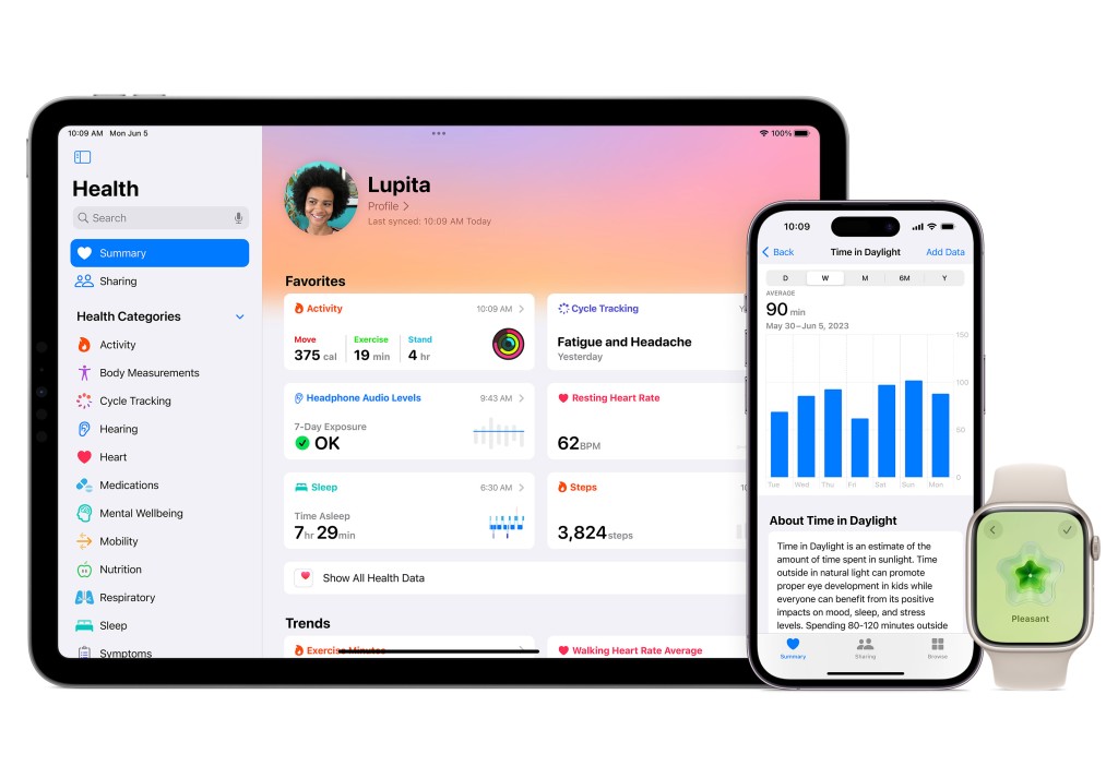 تطبيق apple health