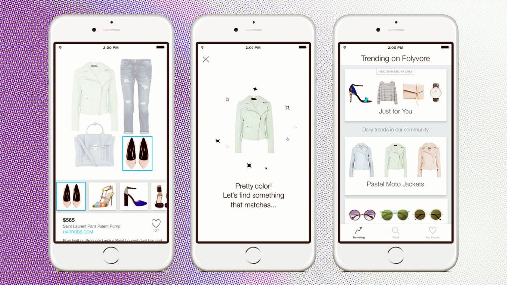 تطبيق موضة polyvore