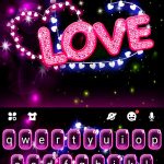 neon love theme apk