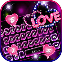 neon love theme