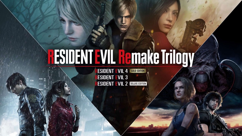 كابكوم تطلق حزمة resident evil remake trilogy