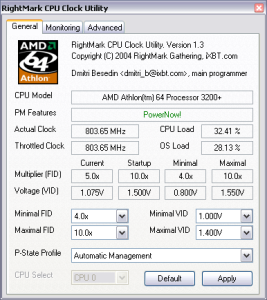 rightmark cpu clock utility للكمبيوتر