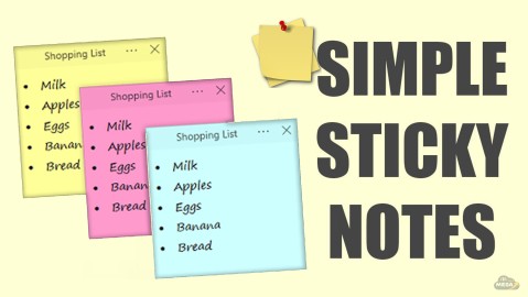 Simple Sticky Notes