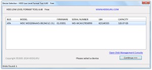 hdd low level format tool للكمبيوتر