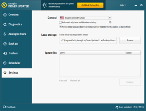 auslogics driver updater للكمبيوتر