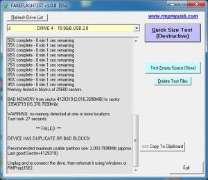 fakeflashtest للكمبيوتر