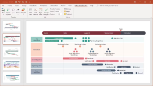 office timeline للكمبيوتر