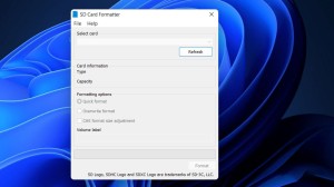 sd memory card formatter للكمبيوتر