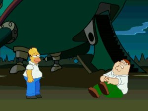 simpsons and futurama vs family guy للكمبيوتر