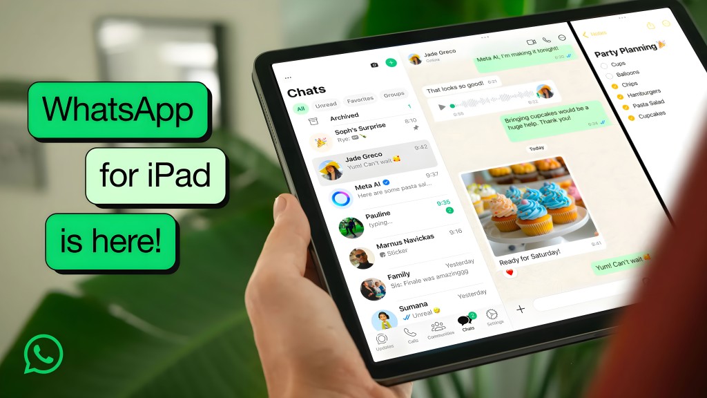 whatsapp مُتاحاً الآن على ipad