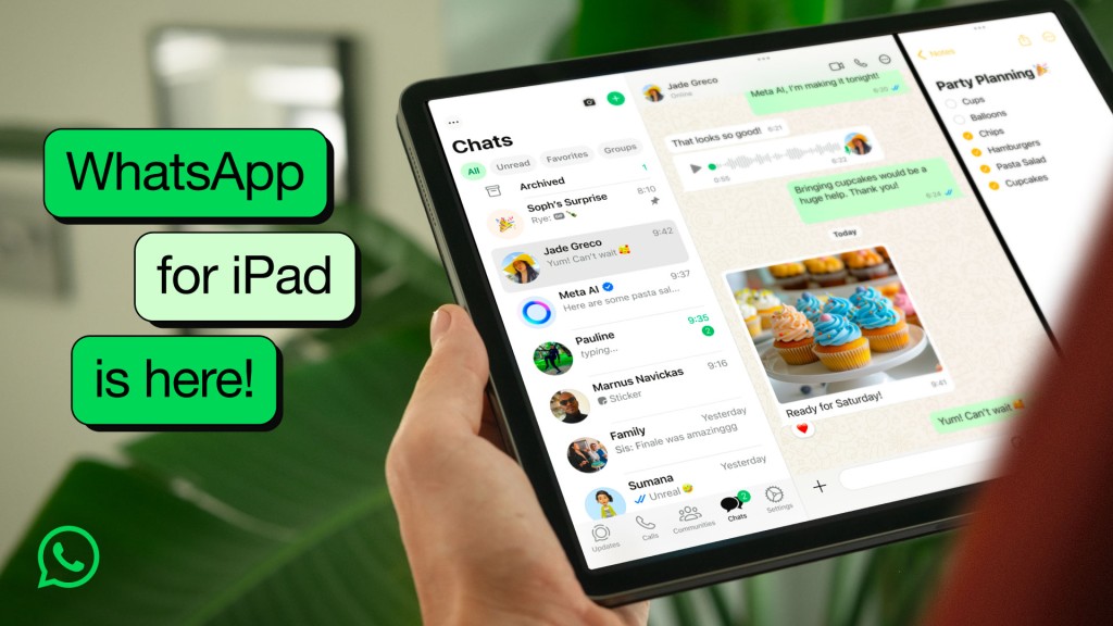 whatsapp مُتاحاً الآن على ipad