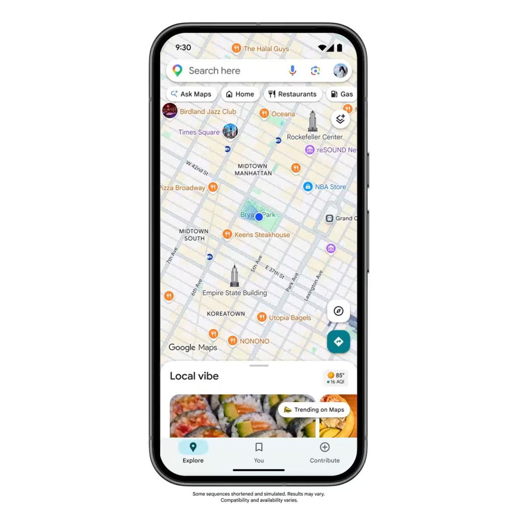 مزايا الذكاء الاصطناعي في google maps قادمة في اوروبا 2
