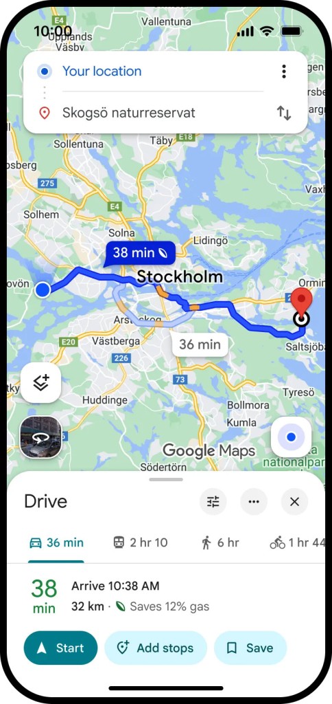 مزايا الذكاء الاصطناعي في google maps قادمة في اوروبا 2