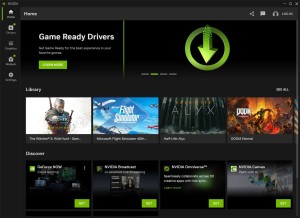 nvidia app للكمبيوتر