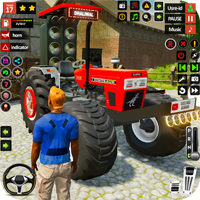 us tractor farming: tractor 3d