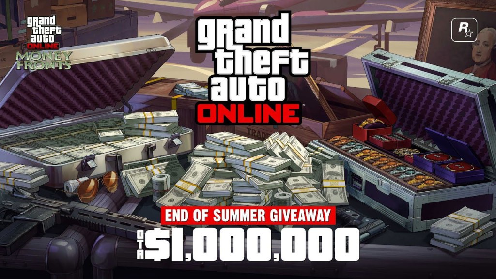 احصل على مليون دولار بمجرد تسجيل الدخول في gta online