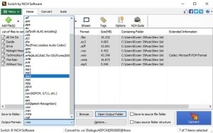 switch audio file converter للكمبيوتر