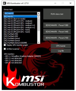 msi kombustor للكمبيوتر