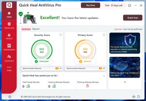 quick heal antivirus pro للكمبيوتر