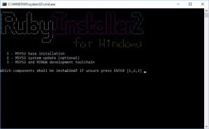 rubyinstaller للكمبيوتر
